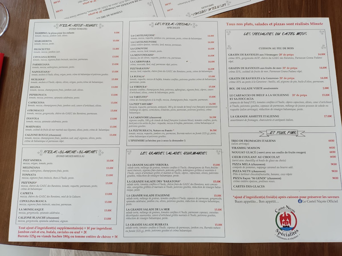 Menu Le Castel Nicois-1